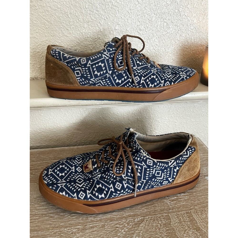 Twisted X Men's Hooey Loper Shoes Moc Toe Size 8.5